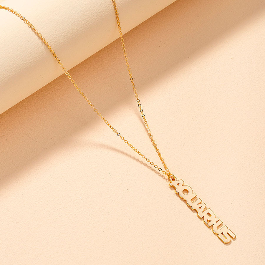 Collar Letras del Zodiaco