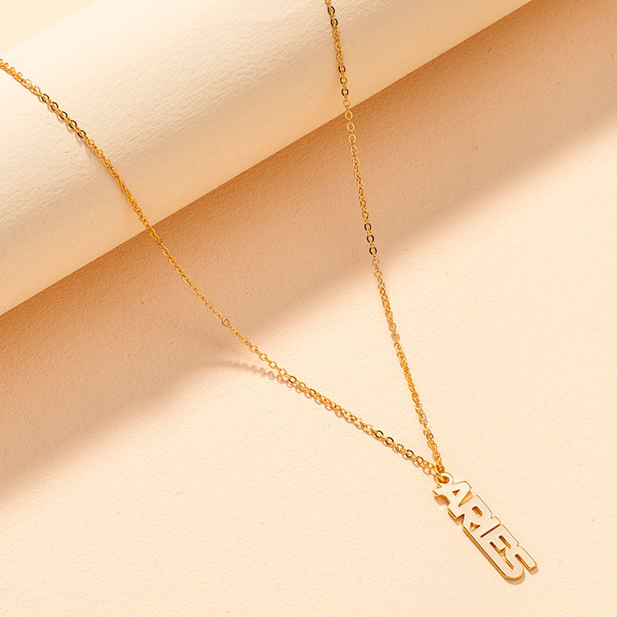 Collar Letras del Zodiaco