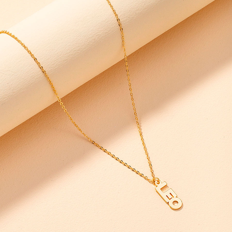 Collar Letras del Zodiaco