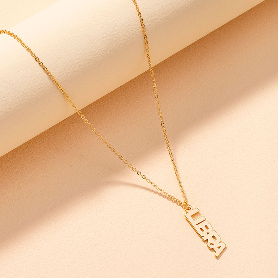 Collar Letras del Zodiaco
