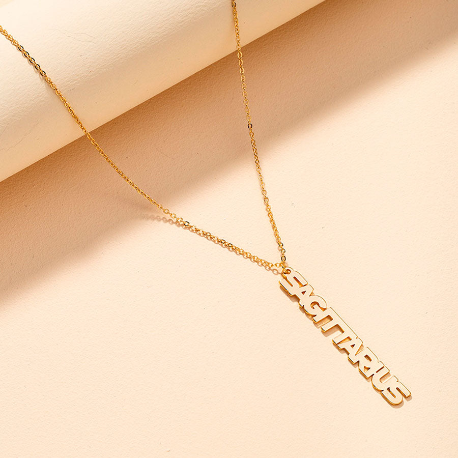 Collar Letras del Zodiaco