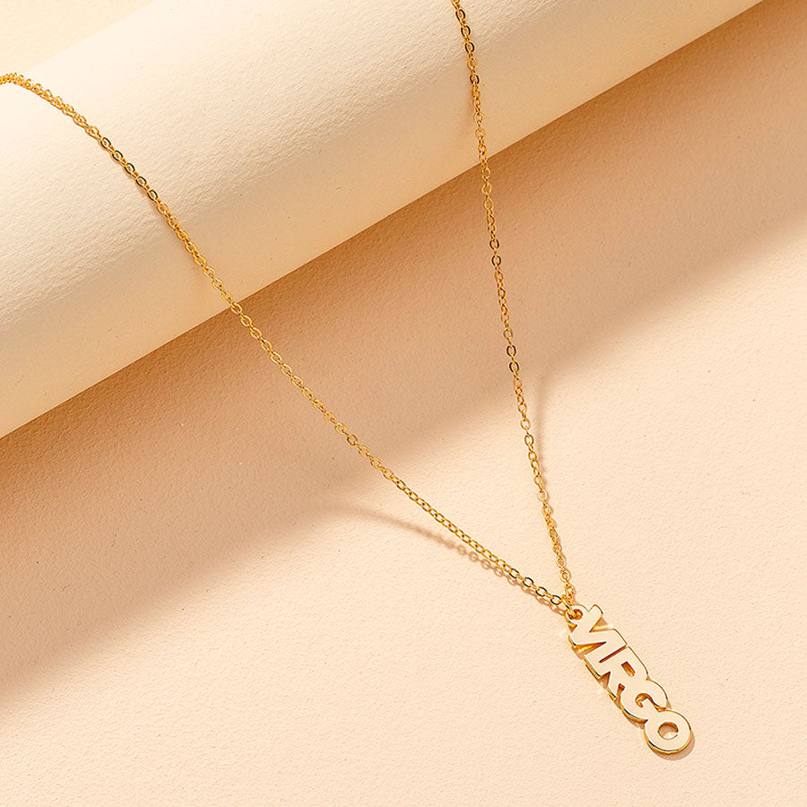 Collar Letras del Zodiaco