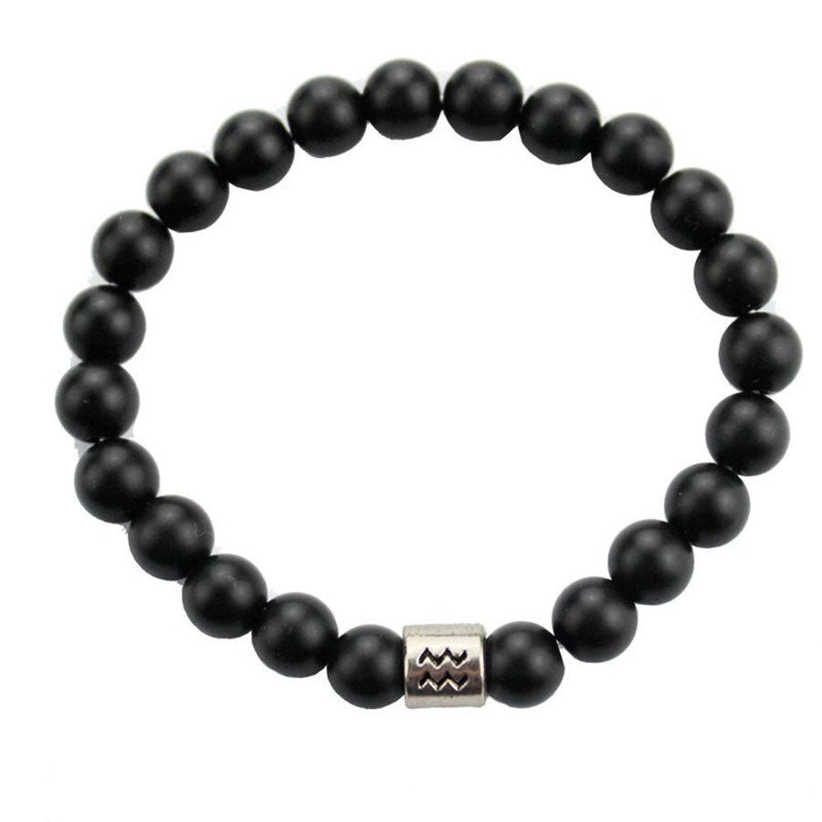 Pulsera Lava Negra Signos del Zodíaco