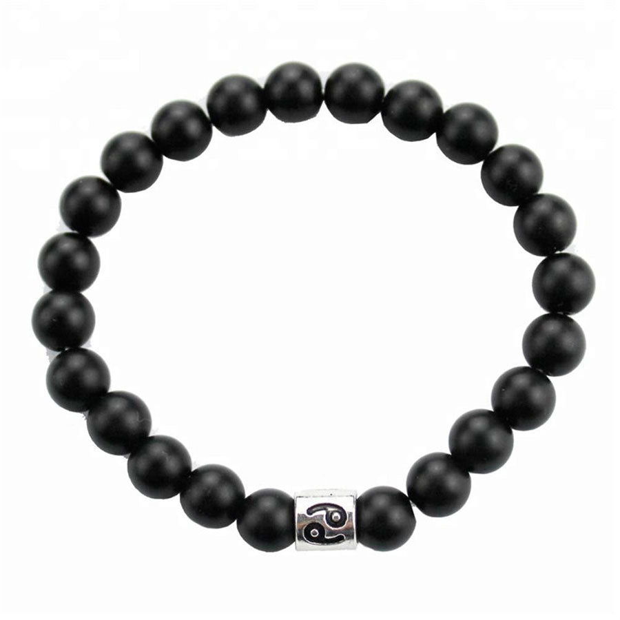 Pulsera Lava Negra Signos del Zodíaco