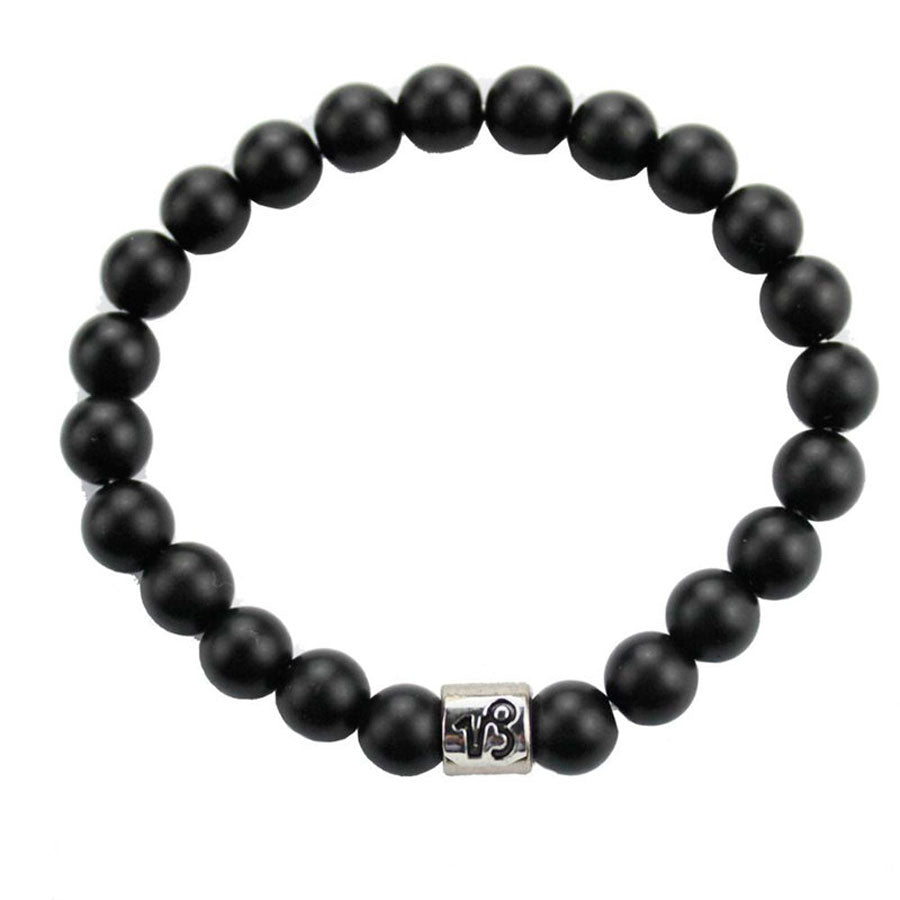 Pulsera Lava Negra Signos del Zodíaco