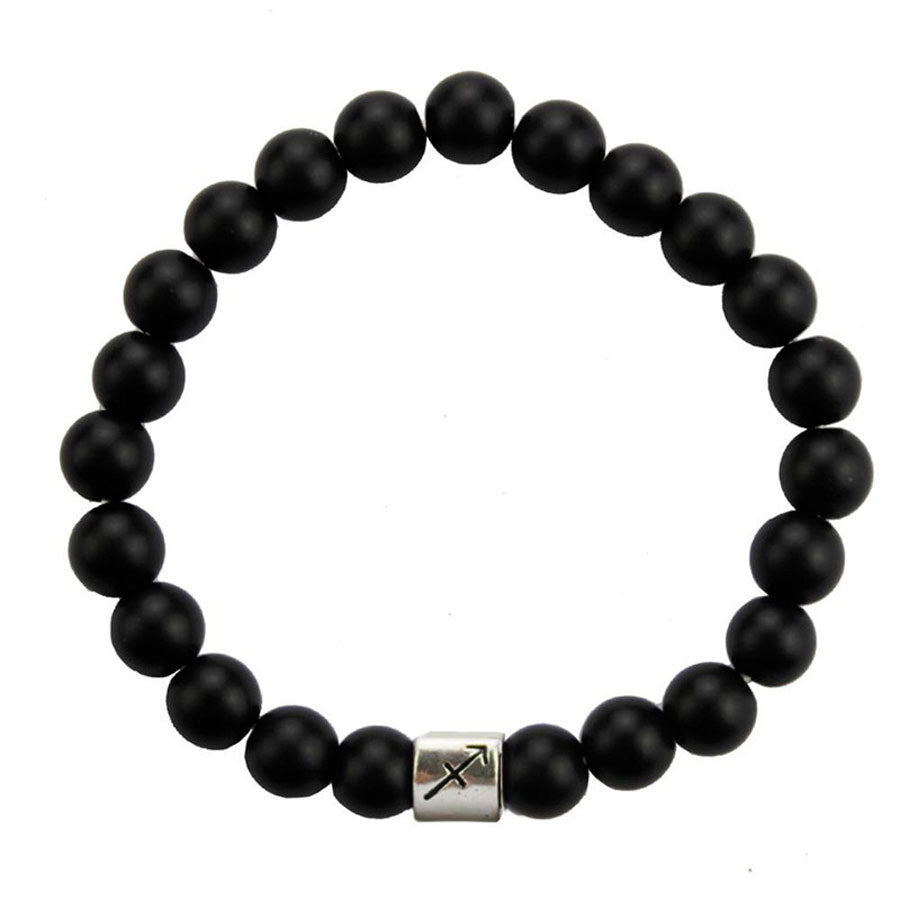 Pulsera Lava Negra Signos del Zodíaco