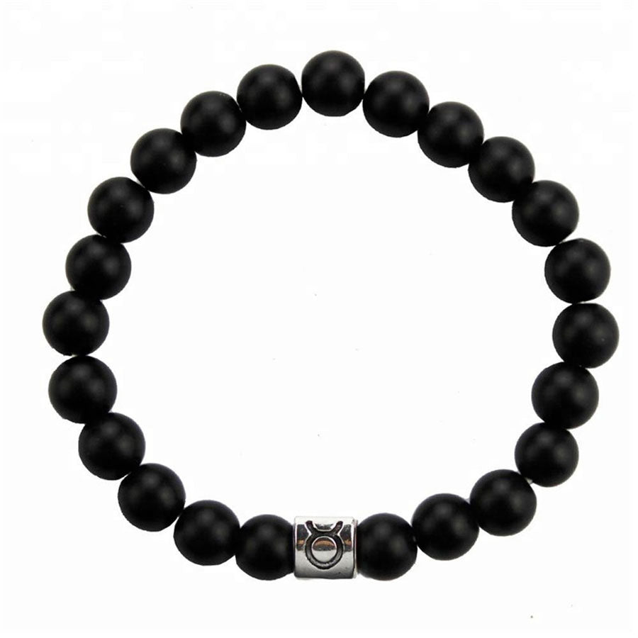 Pulsera Lava Negra Signos del Zodíaco