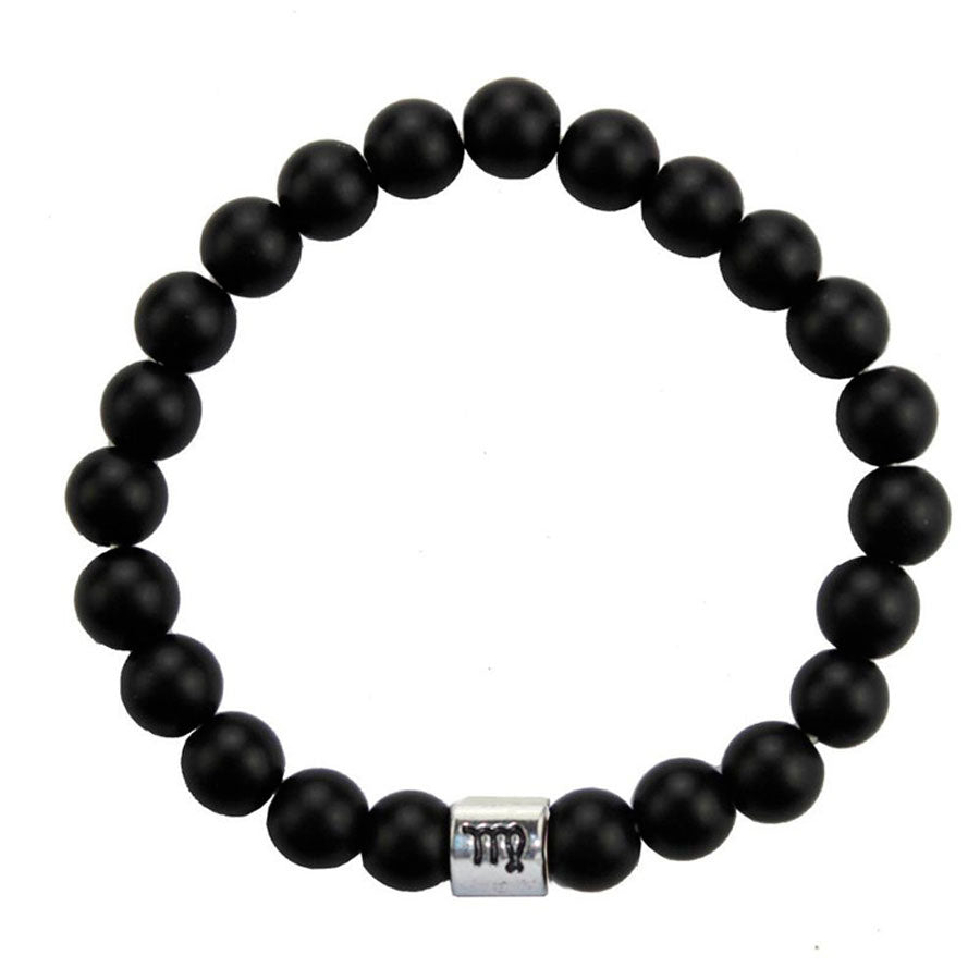 Pulsera Lava Negra Signos del Zodíaco