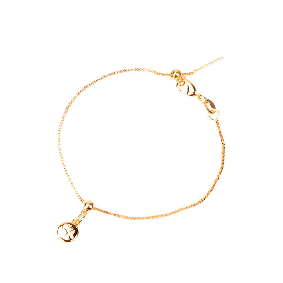 Pulsera Dorada diagrama del Zodíaco