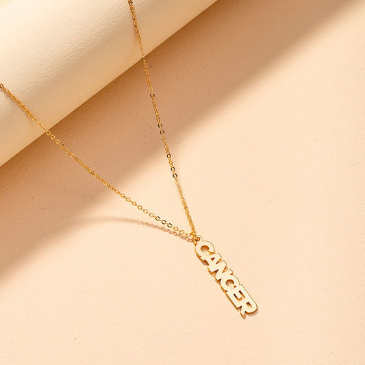 Collar Letras del Zodiaco