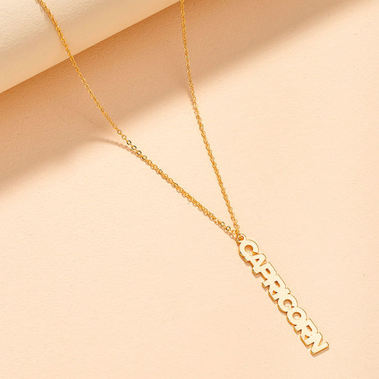 Collar Letras del Zodiaco